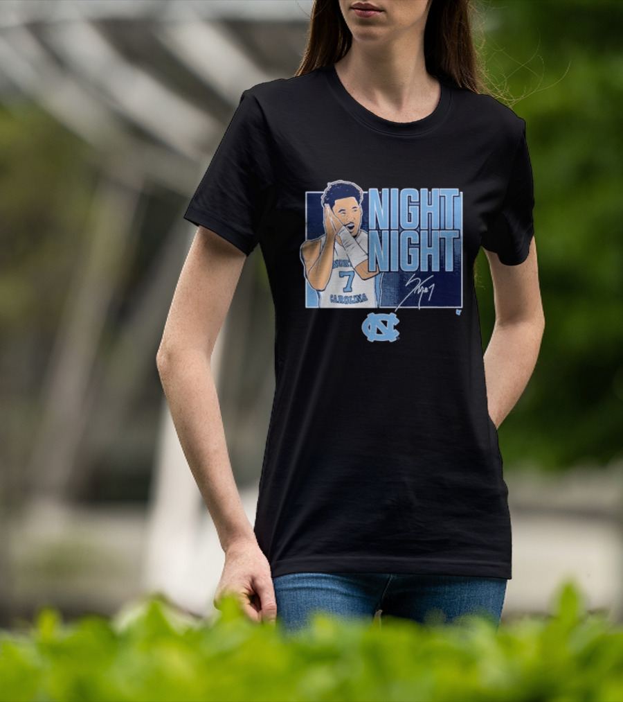 Seth Trimble Night Night North Carolina Tar Heels Basketball UNC T-Shirt