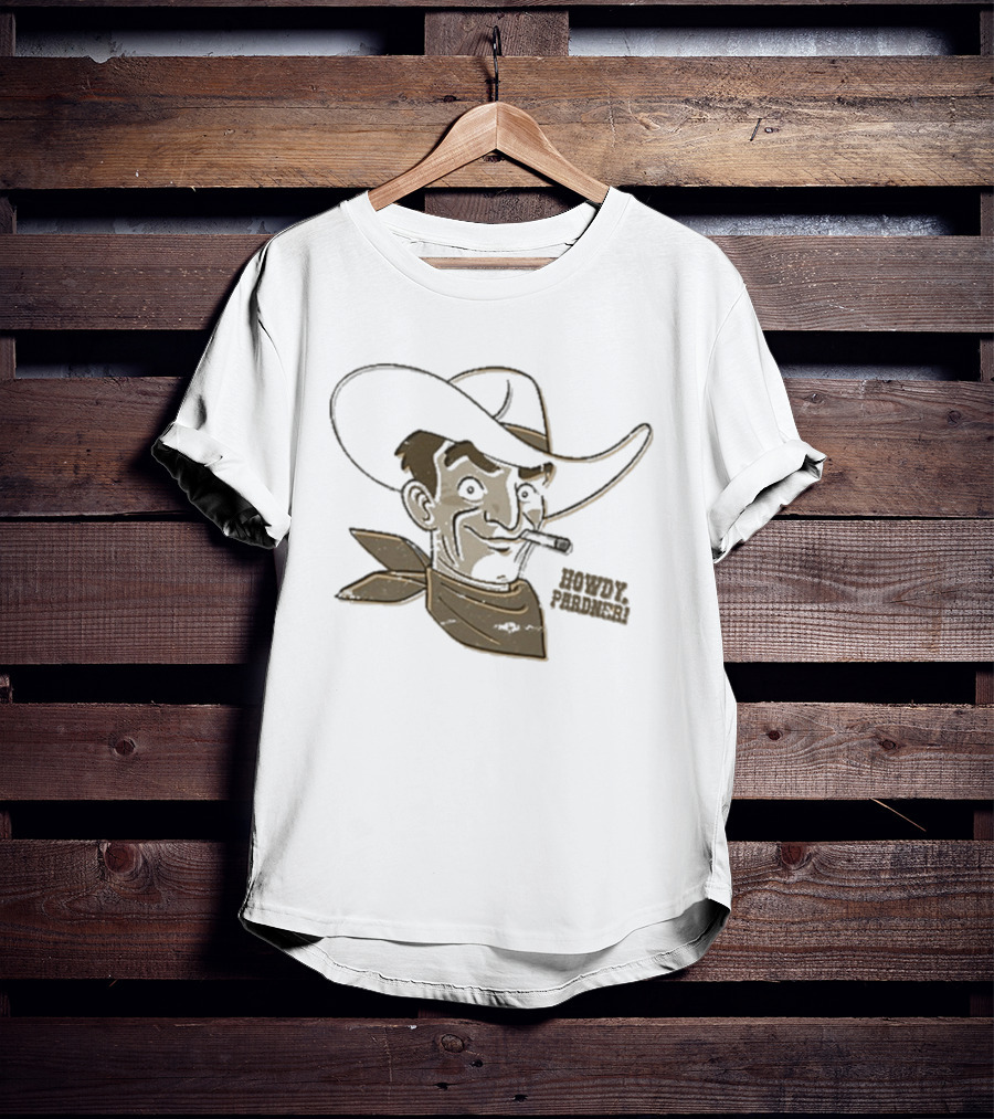 Fallout Howdy Pardner Victor Cowboy Cigarettes T-Shirt