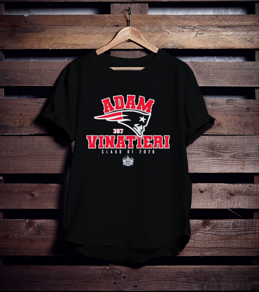 Adam Vinatieri Patriots Hall Of Fame Class Of 2026 387 T-Shirt