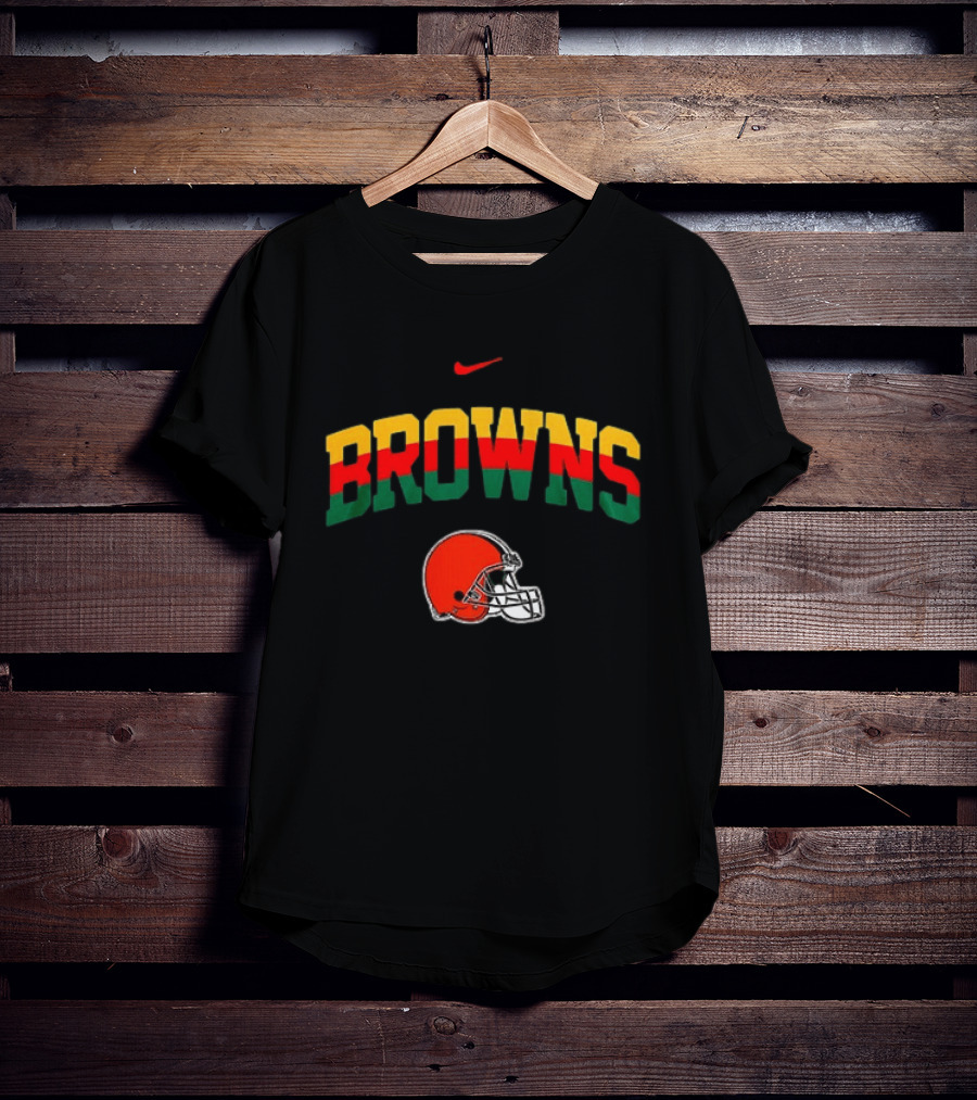 Cleveland Browns African Heritage 100 Years Nike Football T-Shirt
