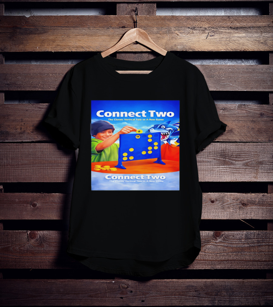 Connect Two The Classic Vertical Two In A Row Game T-Shirt