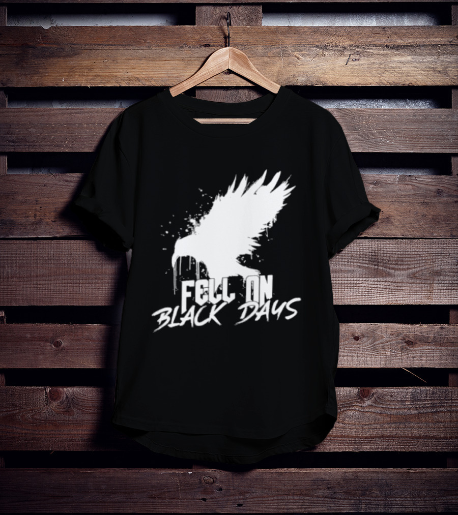 Fell On Black Days Raven Bird T-Shirt
