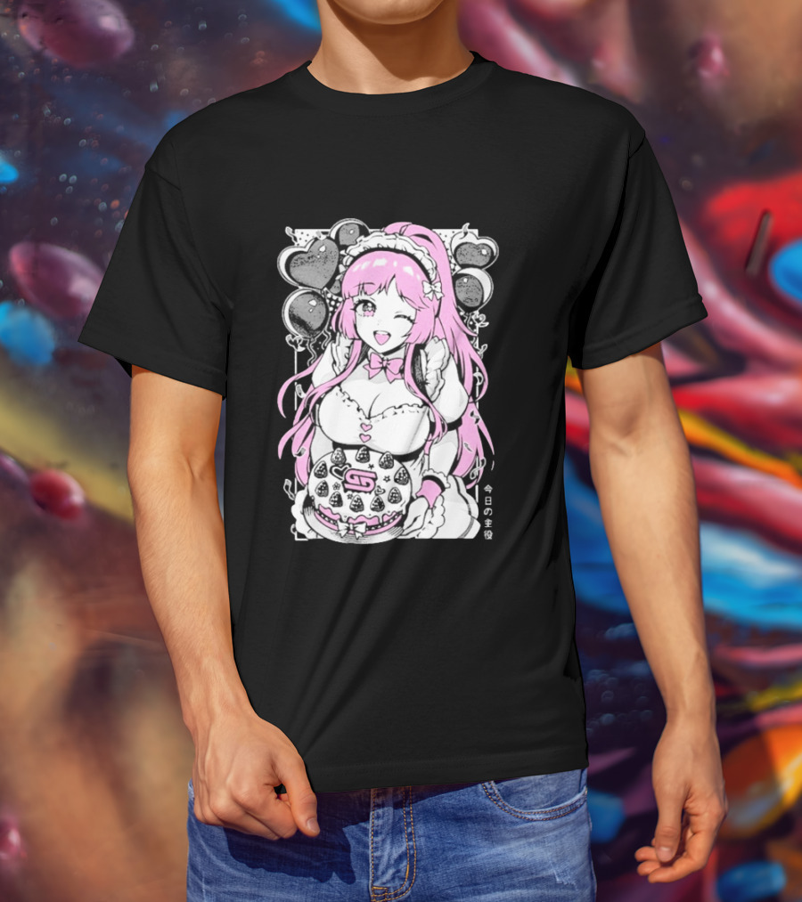 Gamer Supps Waifu Birthday Girl 10th Anniversary Celebration T-Shirt