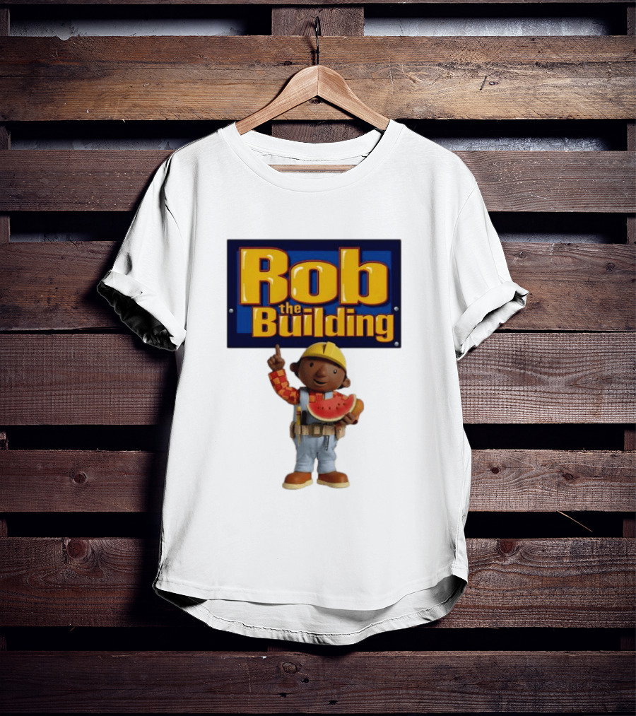 Rob The Building Watermelon Character Fun T-Shirt