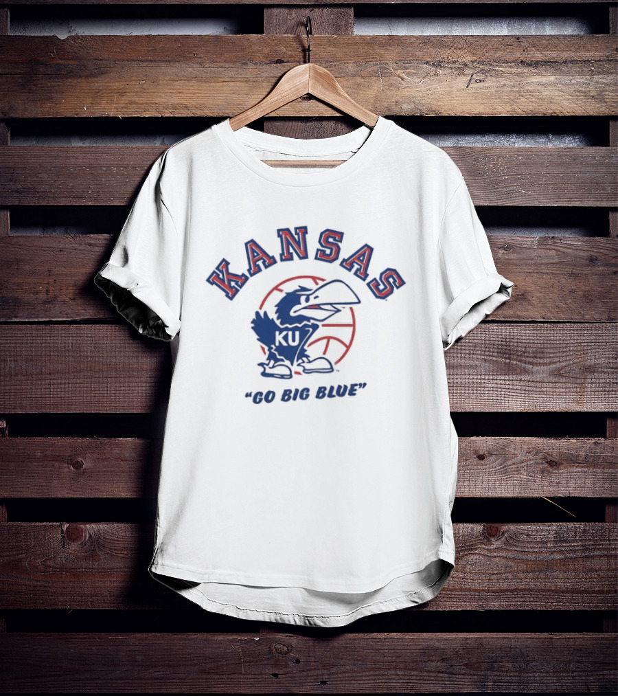 Kansas Jayhawks Basketball Go Big Blue T-Shirt