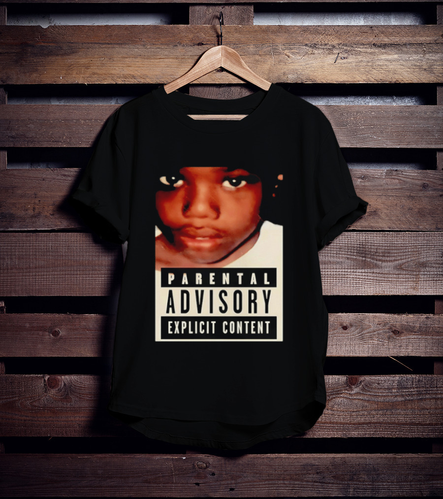Parental Advisory Explicit Content Baby Keem Casino Album Cover Tracklist T-Shirt