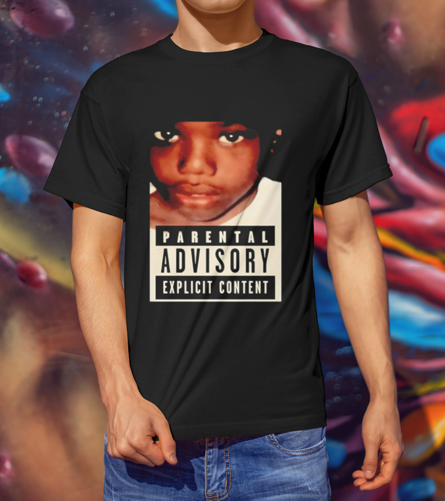 Parental Advisory Explicit Content Baby Keem Casino Album Cover Tracklist T-Shirt