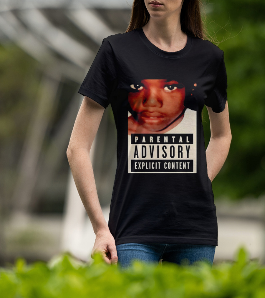 Parental Advisory Explicit Content Baby Keem Casino Album Cover Tracklist T-Shirt