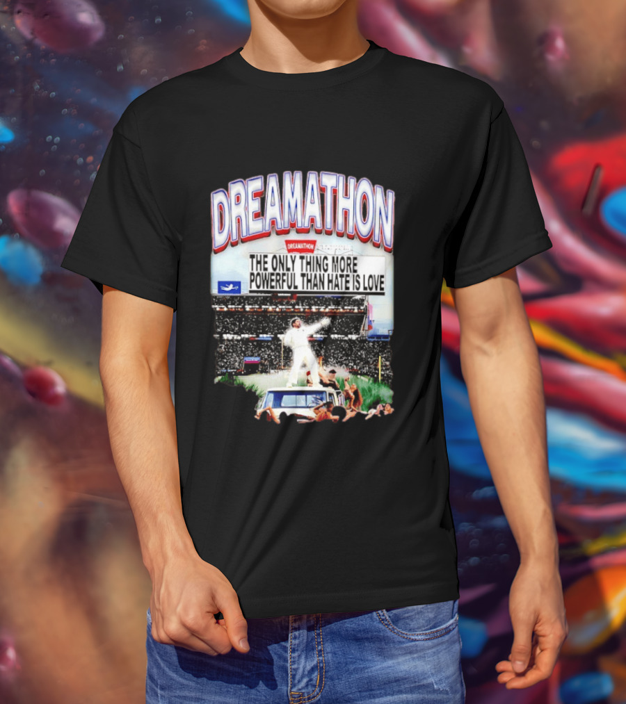 Bad Bunny Dreamathon The Only Thing More Powerful Than Hate Is Love Stadium Event T-Shirt