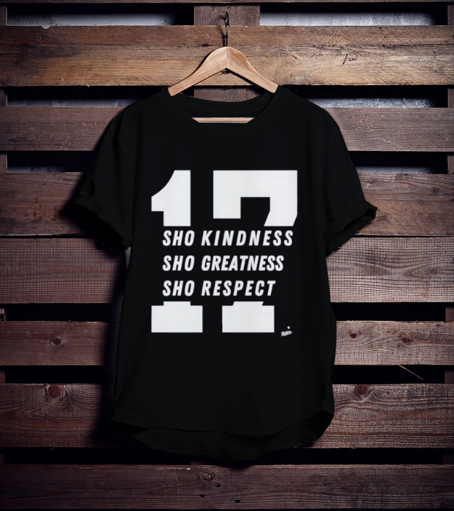 Shohei Ohtani Kindness Greatness Respect Number 17 T-Shirt