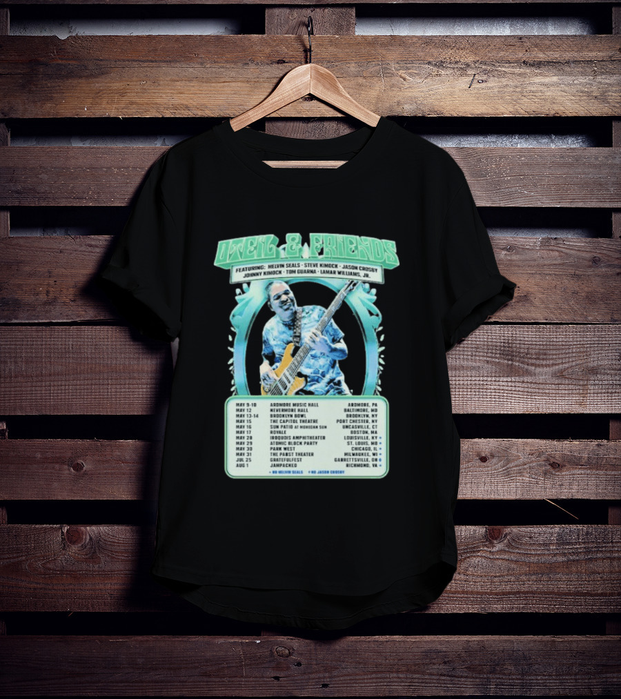 Oteil And Friends 2026 Tour North America Featuring Melvin Seals Steve Kimock City Dates May T-Shirt