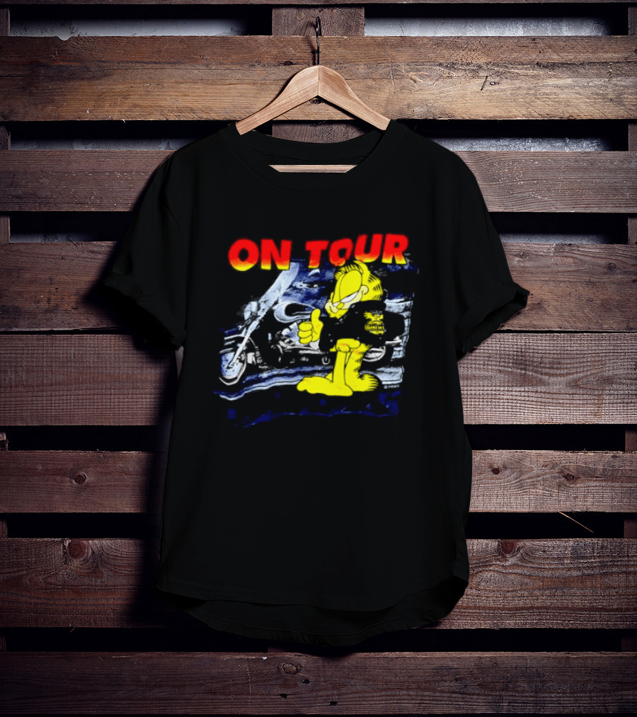 Garf On Tour Motorcycle Adventure T-Shirt