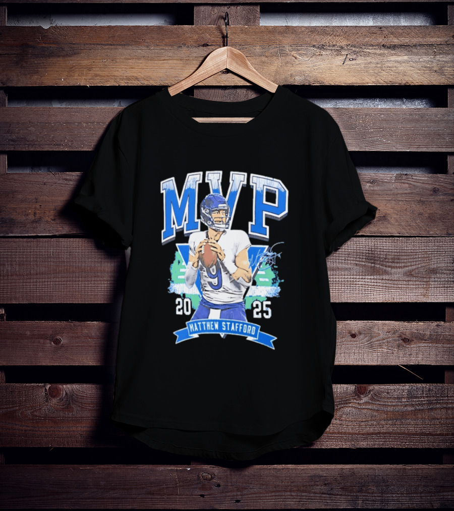 Matthew Stafford MVP 2025 Los Angeles Rams T-Shirt