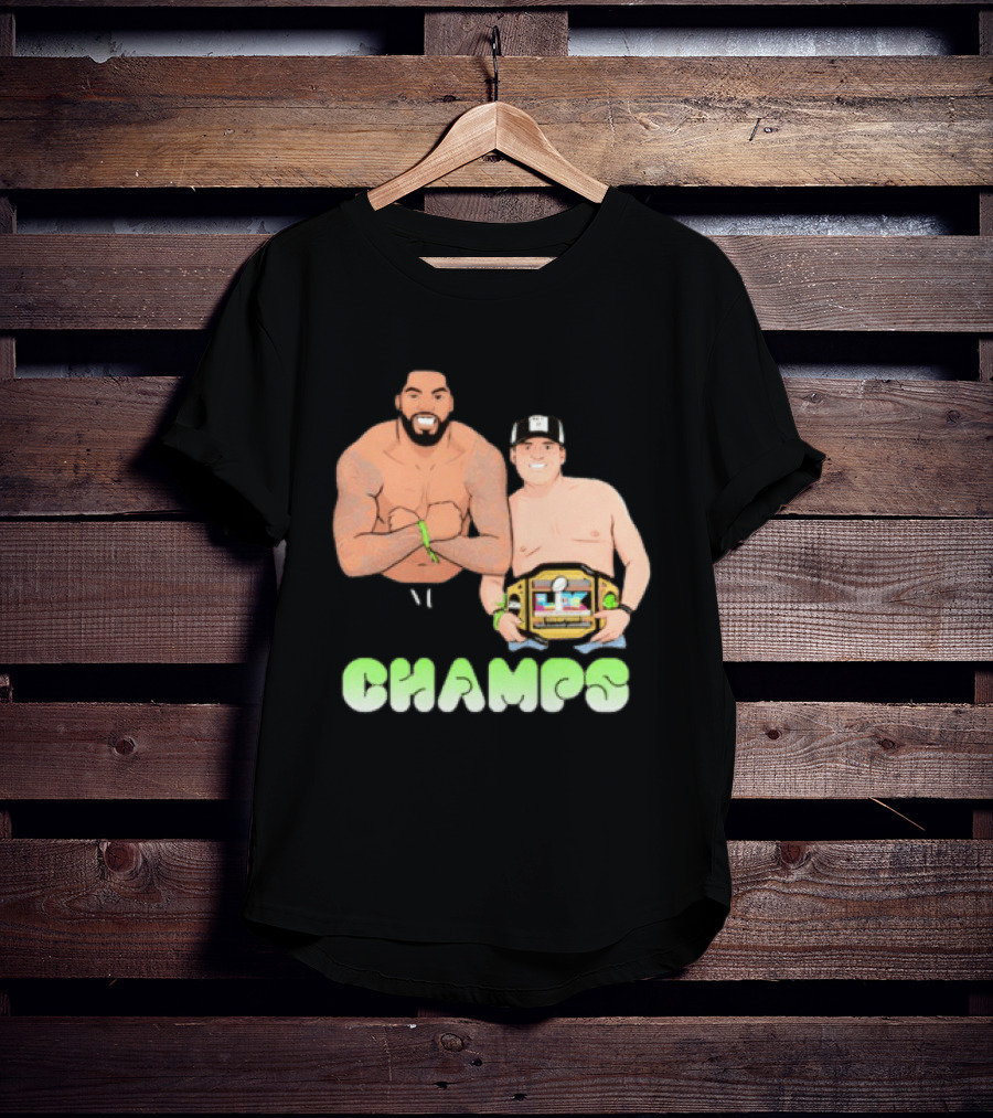 JS And Leo Celebrate Seattle Champs With Belt Champs T-Shirt
