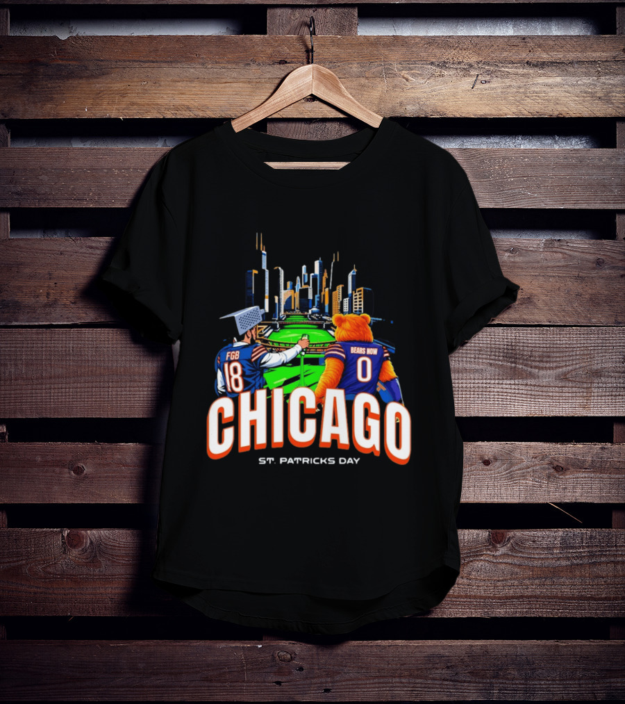 Chicago Bears St. Patricks Day Green River FGB Bears Now T-Shirt