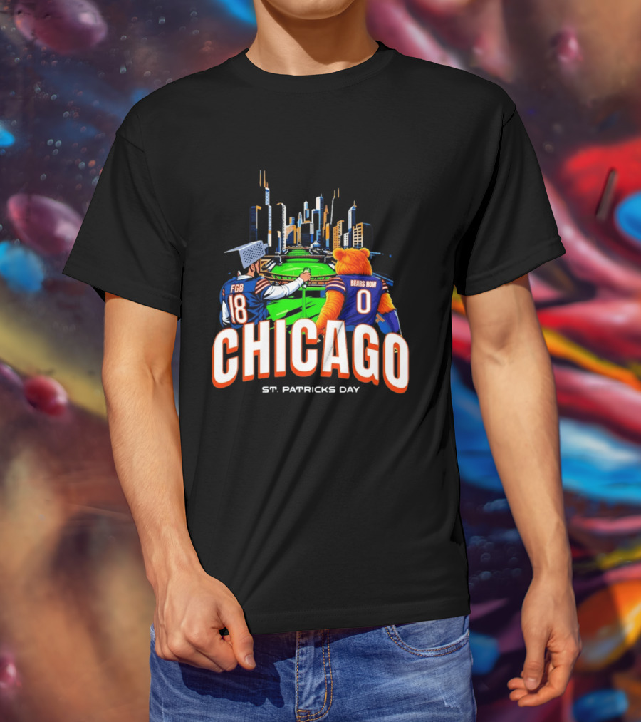 Chicago Bears St. Patricks Day Green River FGB Bears Now T-Shirt