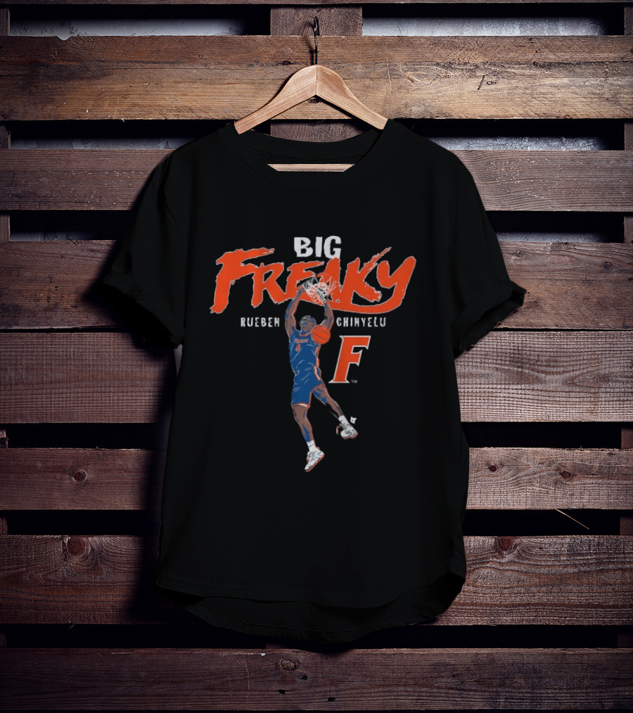 Rueben Chinyelu Big Freaky Florida Basketball T-Shirt