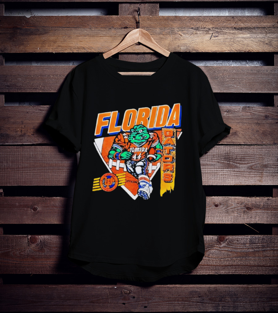 Florida Gators Football Alligator Cartoon 44 Player T-Shirt