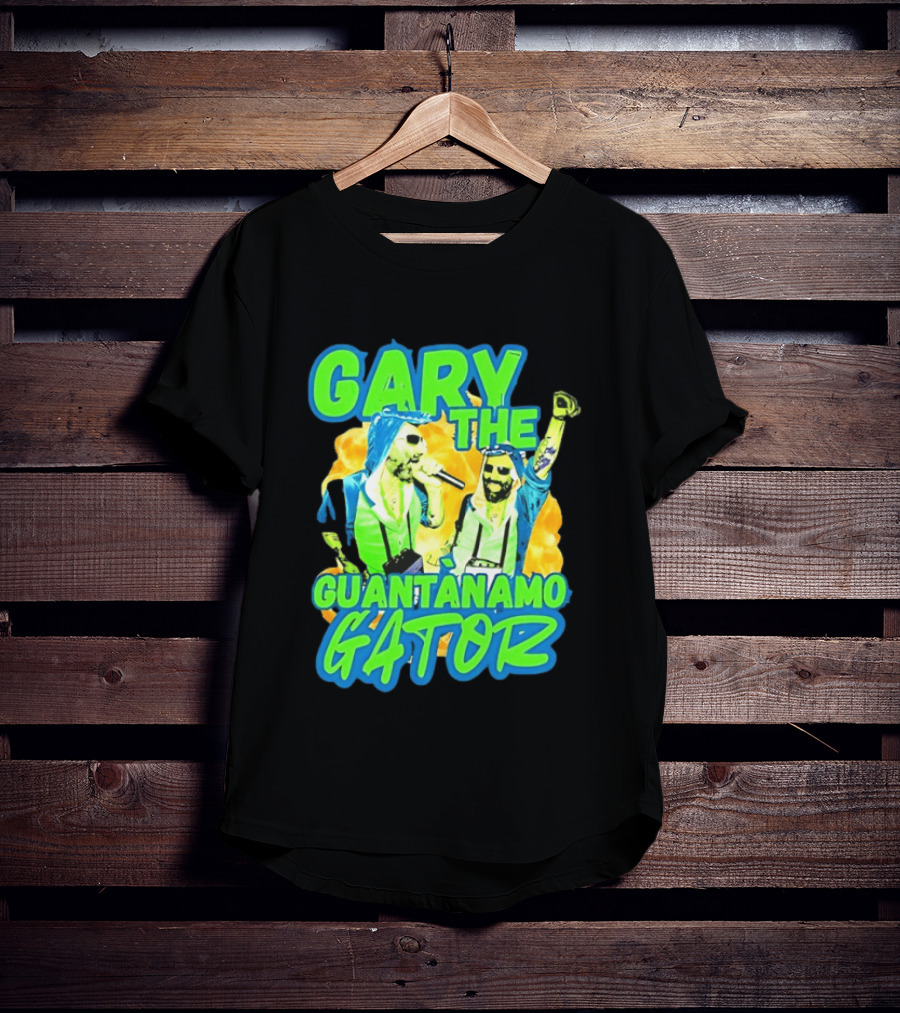 Gary The Guantanamo Gator Retro Pop Culture T-Shirt