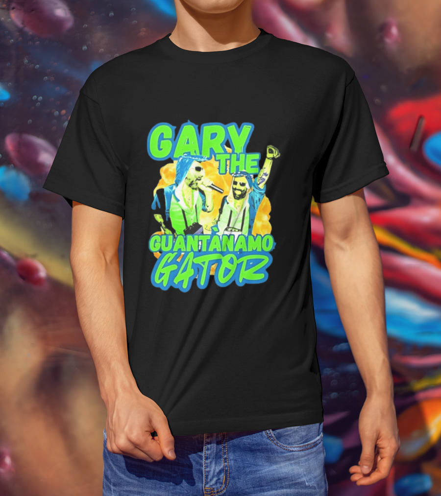 Gary The Guantanamo Gator Retro Pop Culture T-Shirt