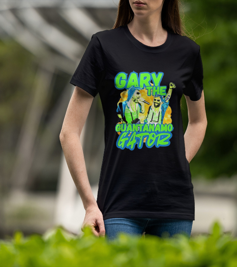 Gary The Guantanamo Gator Retro Pop Culture T-Shirt