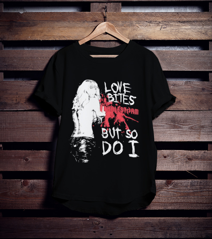 Halestorm Love Bites But So Do I Middle Finger Women's Clothing T-Shirt