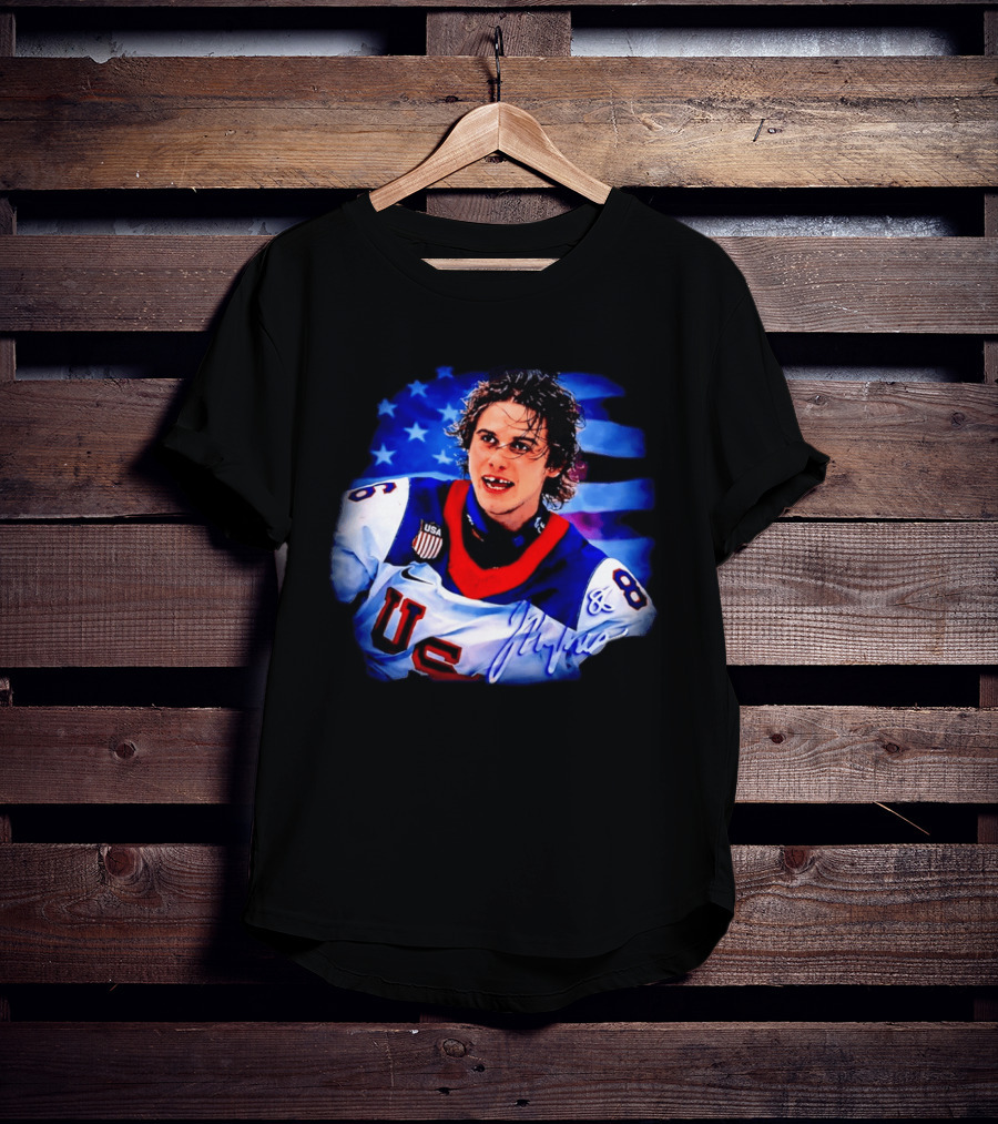 Jack Hughes US Flag Team USA Winter Olympics 2026 T-Shirt