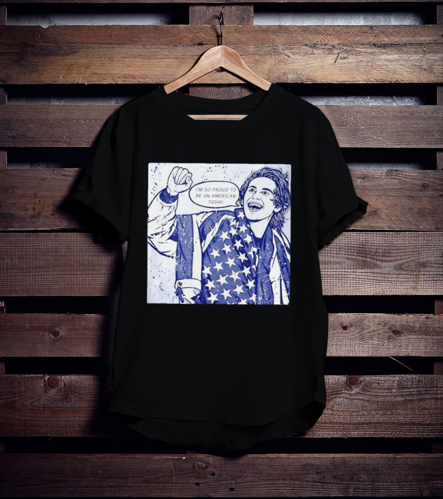 Jack Hughes USA I'm So Proud To Be An American Today T-Shirt