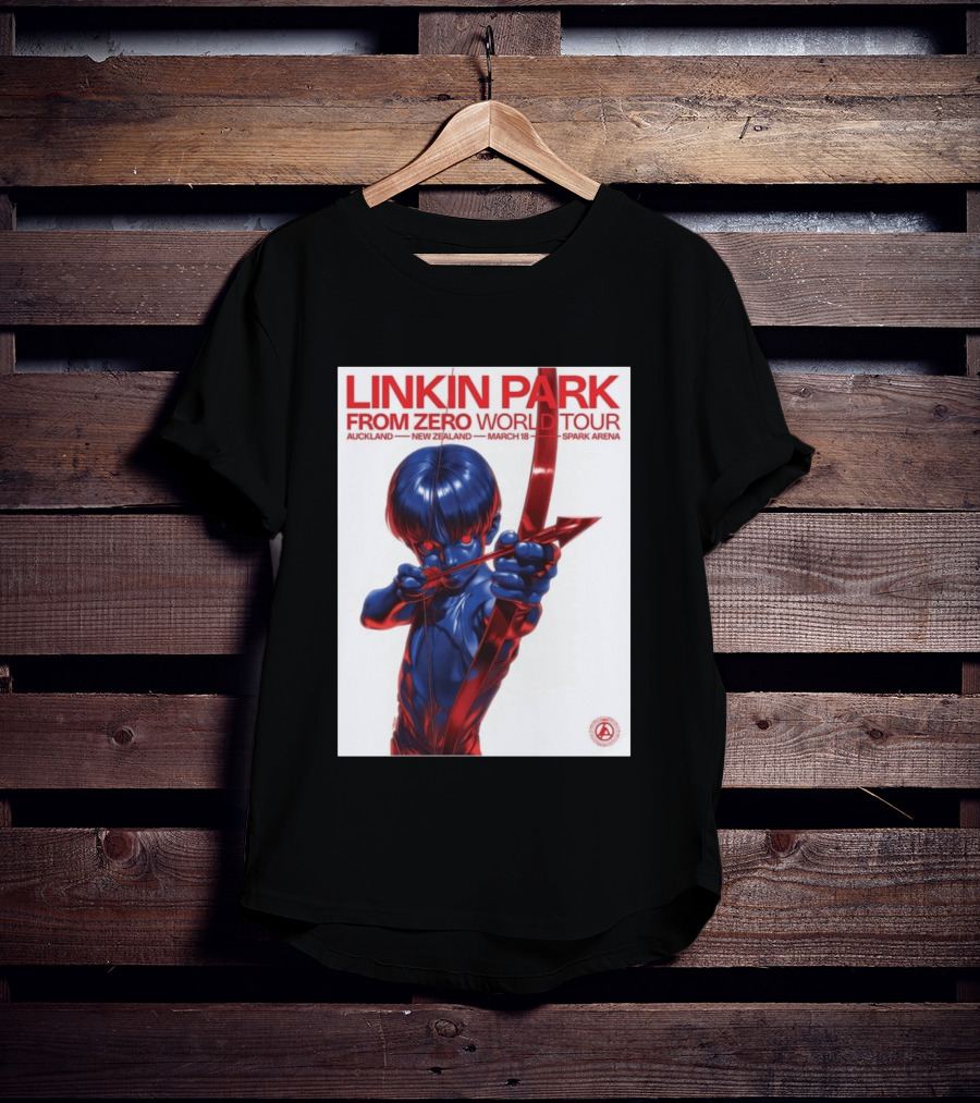Linkin Park From Zero World Tour Auckland New Zealand 2026 March 18 Spark Arena T-Shirt