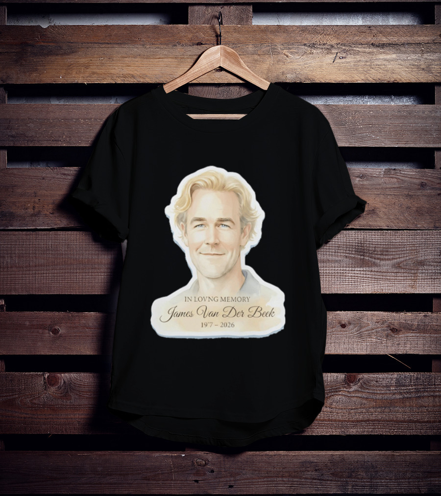 James Van Der Beek In Loving Memory 1977 2026 T-Shirt