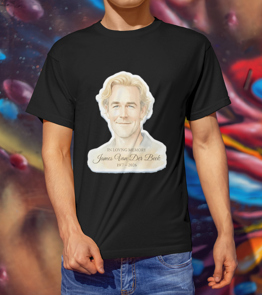 James Van Der Beek In Loving Memory 1977 2026 T-Shirt