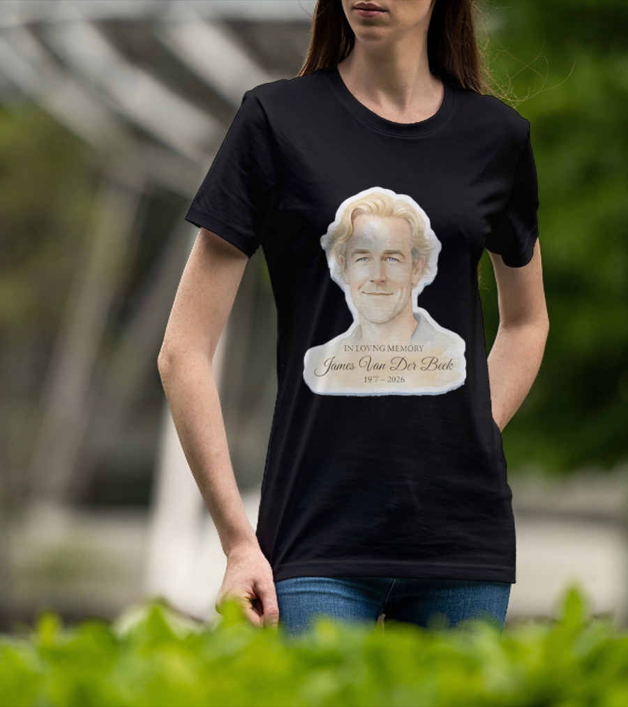 James Van Der Beek In Loving Memory 1977 2026 T-Shirt