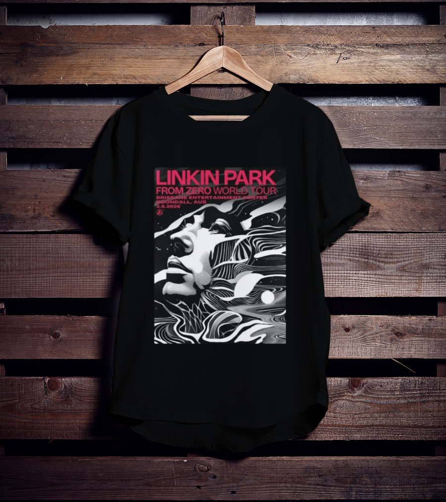 Linkin Park From Zero World Tour Brisbane Entertainment Center Boondall Australia March 3 2026 T-Shirt