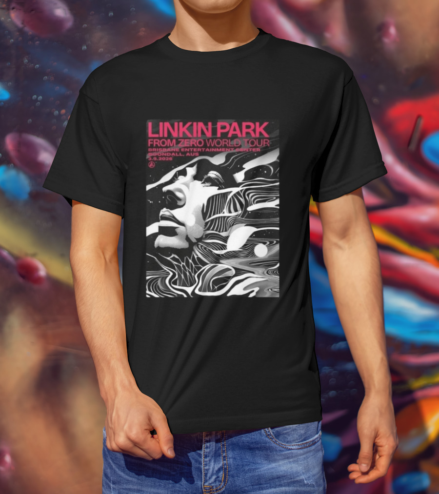 Linkin Park From Zero World Tour Brisbane Entertainment Center Boondall Australia March 3 2026 T-Shirt