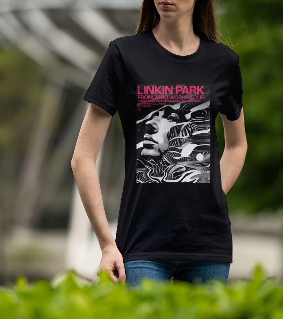 Linkin Park From Zero World Tour Brisbane Entertainment Center Boondall Australia March 3 2026 T-Shirt