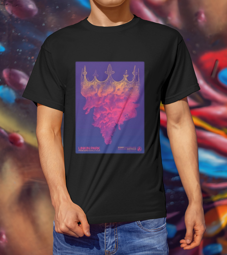 Linkin Park From Zero World Tour Sydney Qudos Bank Arena March 15 2026 Night 2 Australia Gig T-Shirt
