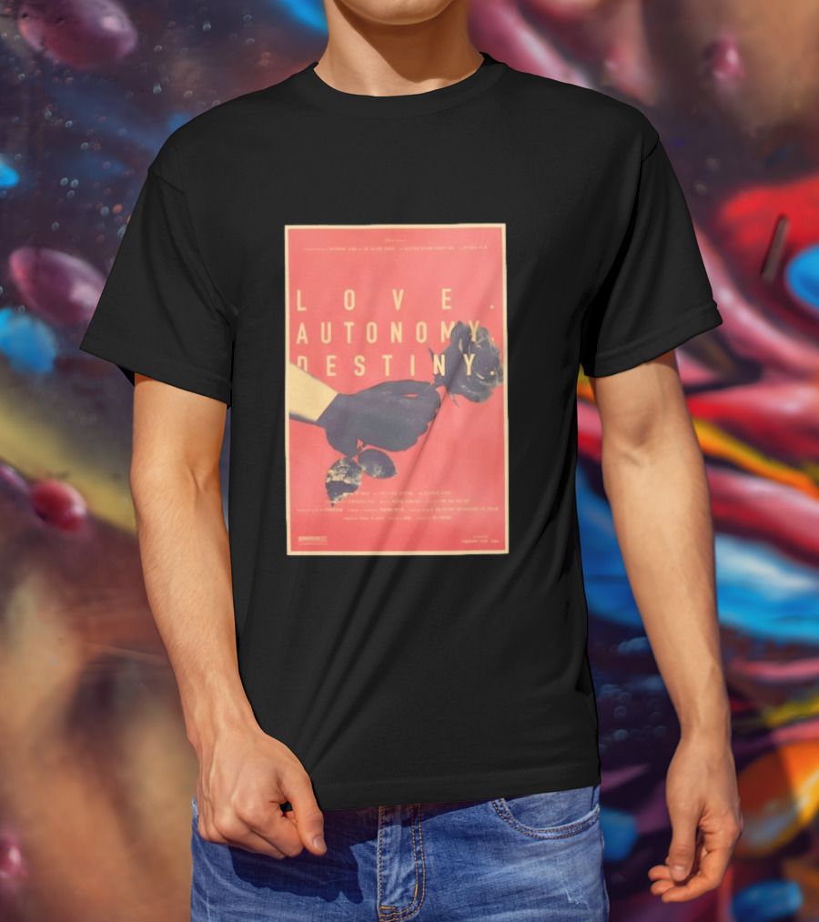 Love Autonomy Destiny Electric Dream Battery February 14th 2024 Hand Holding Flower T-Shirt