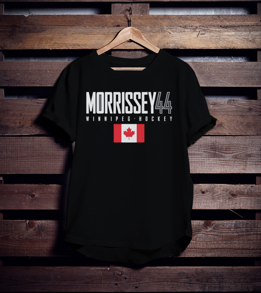 Morrissey 44 Winnipeg Hockey Canada Flag T-Shirt