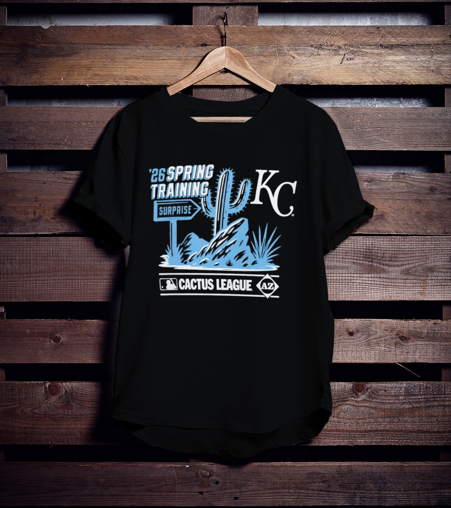 KC Royals 2026 Spring Training Surprise Cactus League Majestic T-Shirt