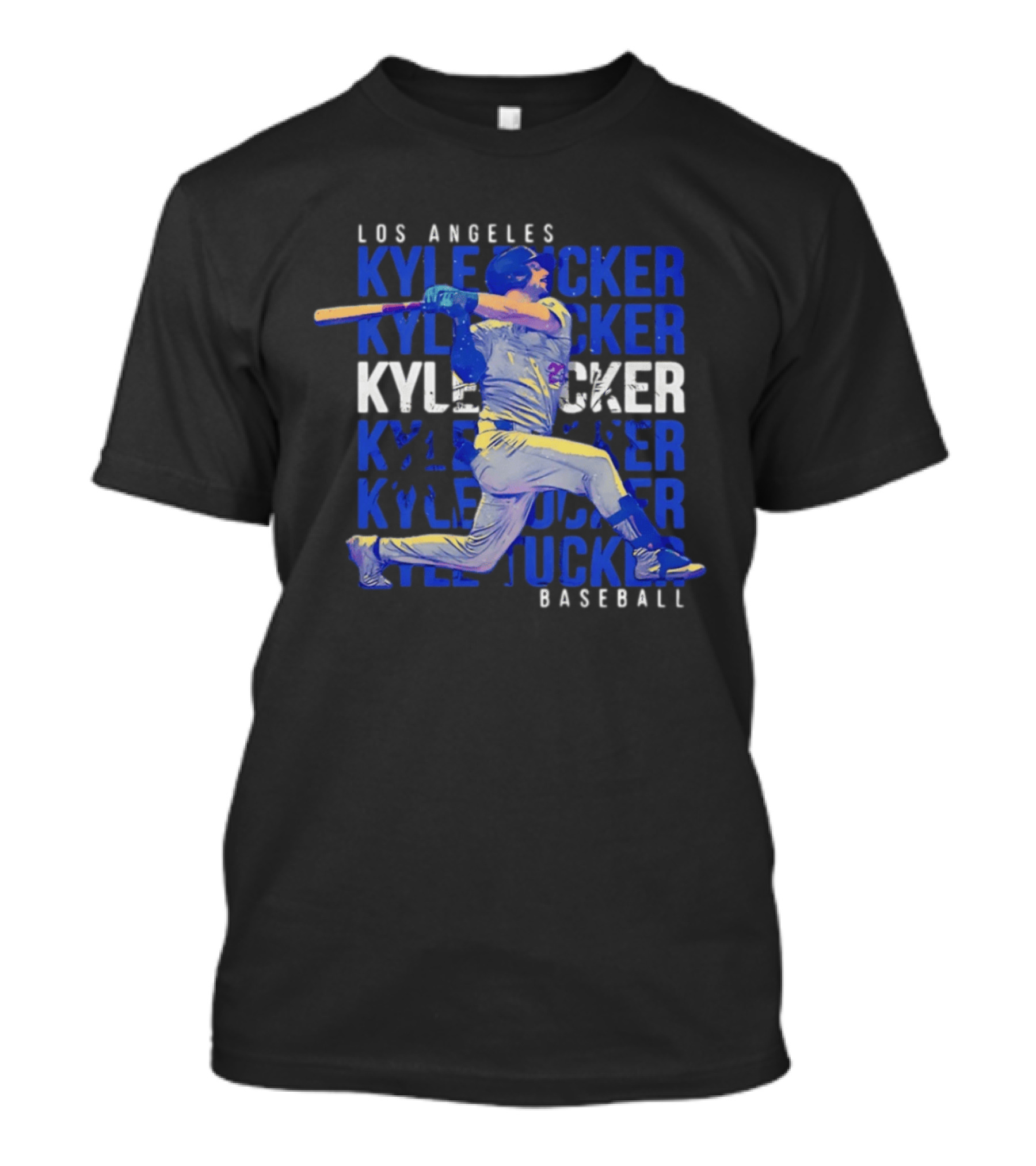 Los Angeles Kyle Tucker Baseball Dodgers Name Repeat T-Shirt