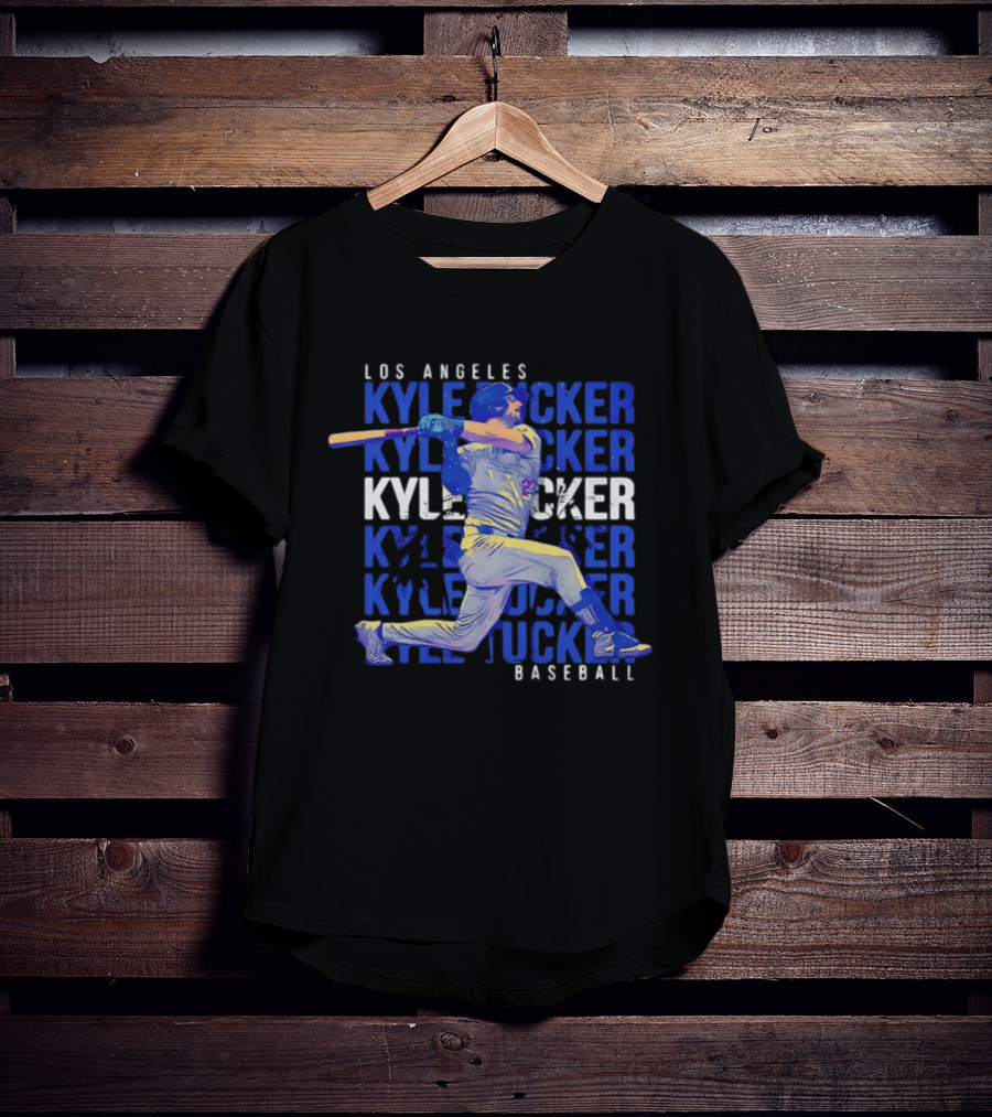 Los Angeles Kyle Tucker Baseball Dodgers Name Repeat T-Shirt