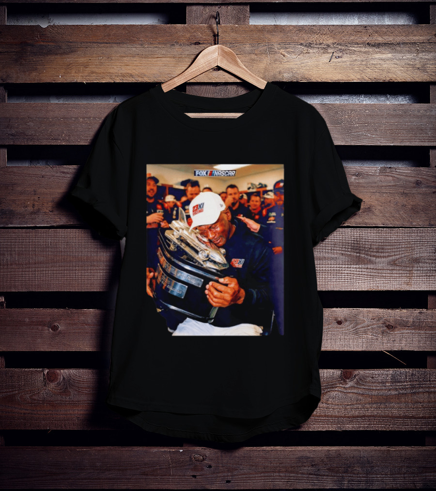 FOX NASCAR Michael Jordan 23XI Racing Daytona 500 Victory Celebration T-Shirt