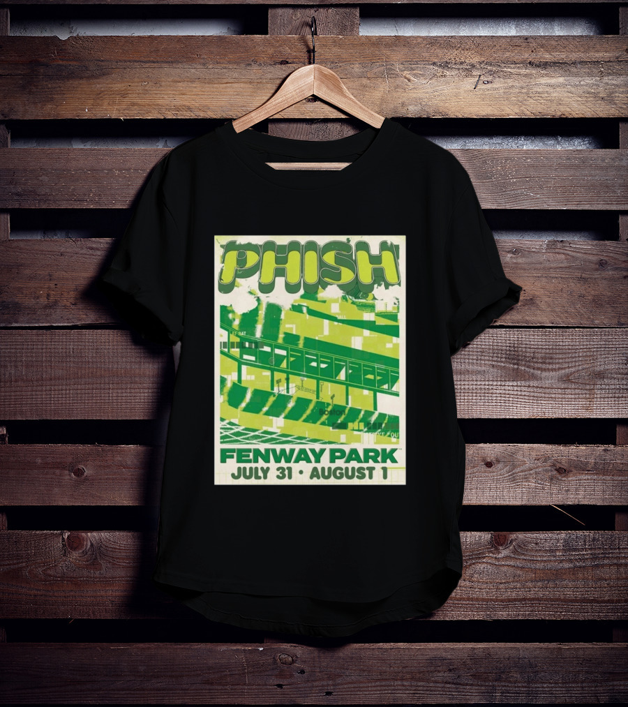 Phish Fenway Park Boston July 31 August 1 Event 2026 T-Shirt