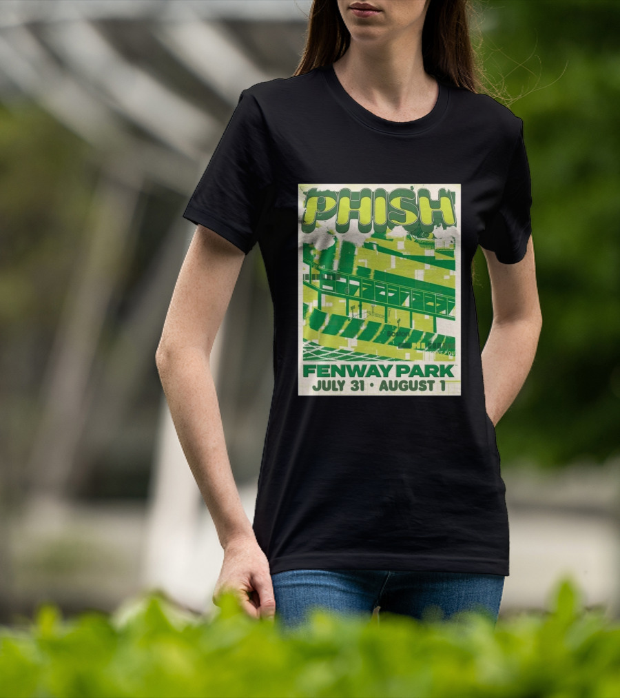 Phish Fenway Park Boston July 31 August 1 Event 2026 T-Shirt