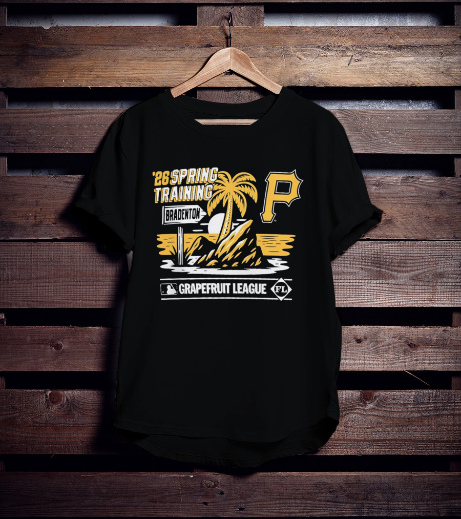 2026 Spring Training Bradenton Pittsburgh P Grapefruit League MLB FL T-Shirt