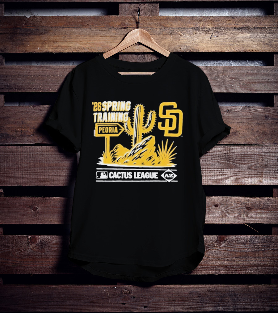 San Diego Padres 2026 Cactus League Spring Training Peoria MLB T-Shirt