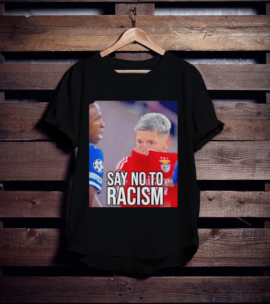 Say No To Racism Prestianni Benfica Soccer Awareness T-Shirt
