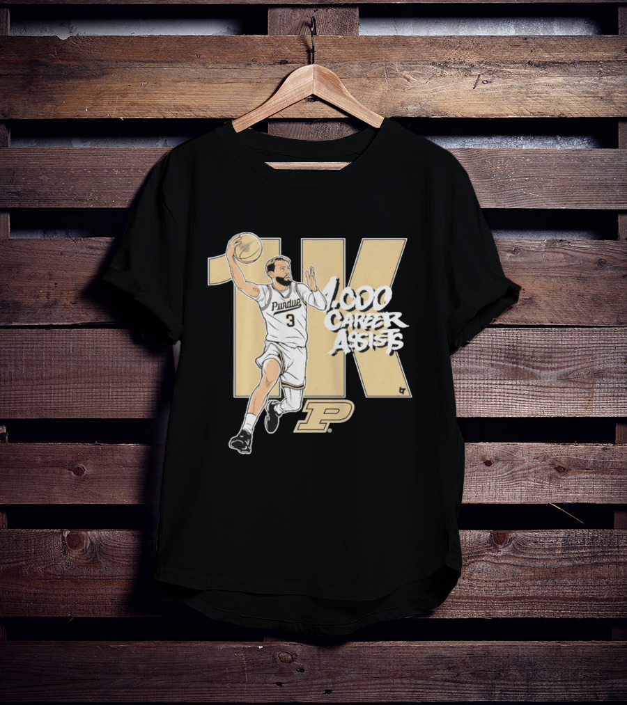 Purdue Basketball 1K Career Assists Braden Smith T-Shirt