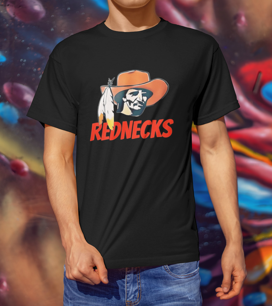 Rednecks Cowboy Hat Feather T-Shirt