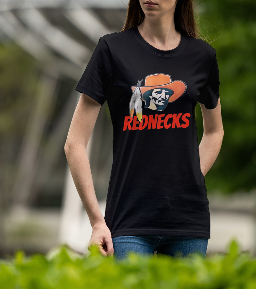 Rednecks Cowboy Hat Feather T-Shirt